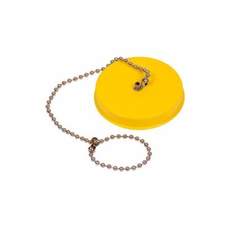 Bradley Bradley S53-063 "Service Only" Eye/Face Wash Dust Cover Cap, Yellow S53-063